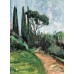 Cypresses – Original Acrylic Painting on Canvas | Crimea | Marina Stognieva